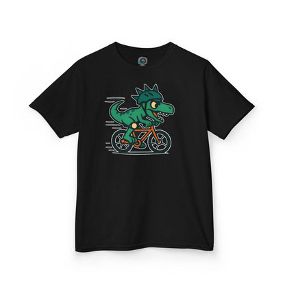 Kids Velociraptor Bike T-Shirt – Funny Dino Velo Tee