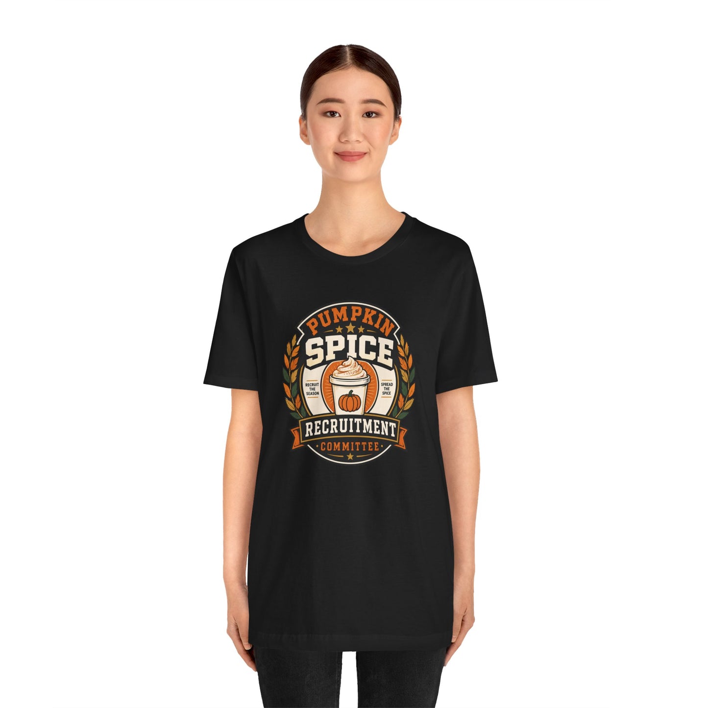 Pumpkin Spice Recruitment Committee T-Shirt – Funny Fall Tee