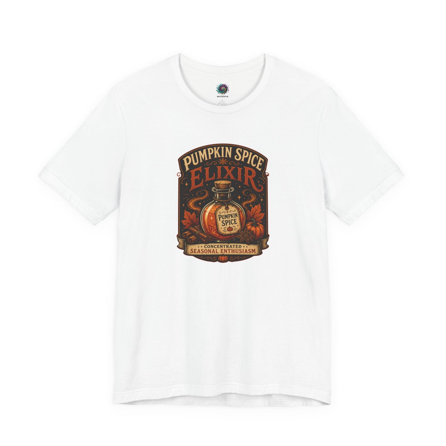 Pumpkin Spice Elixir T-Shirt – Funny Witchy Fall Coffee Tee