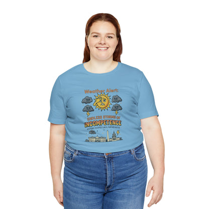 Weather Alert Political Satire T-Shirt – Funny Protest Shirt | Whimspin