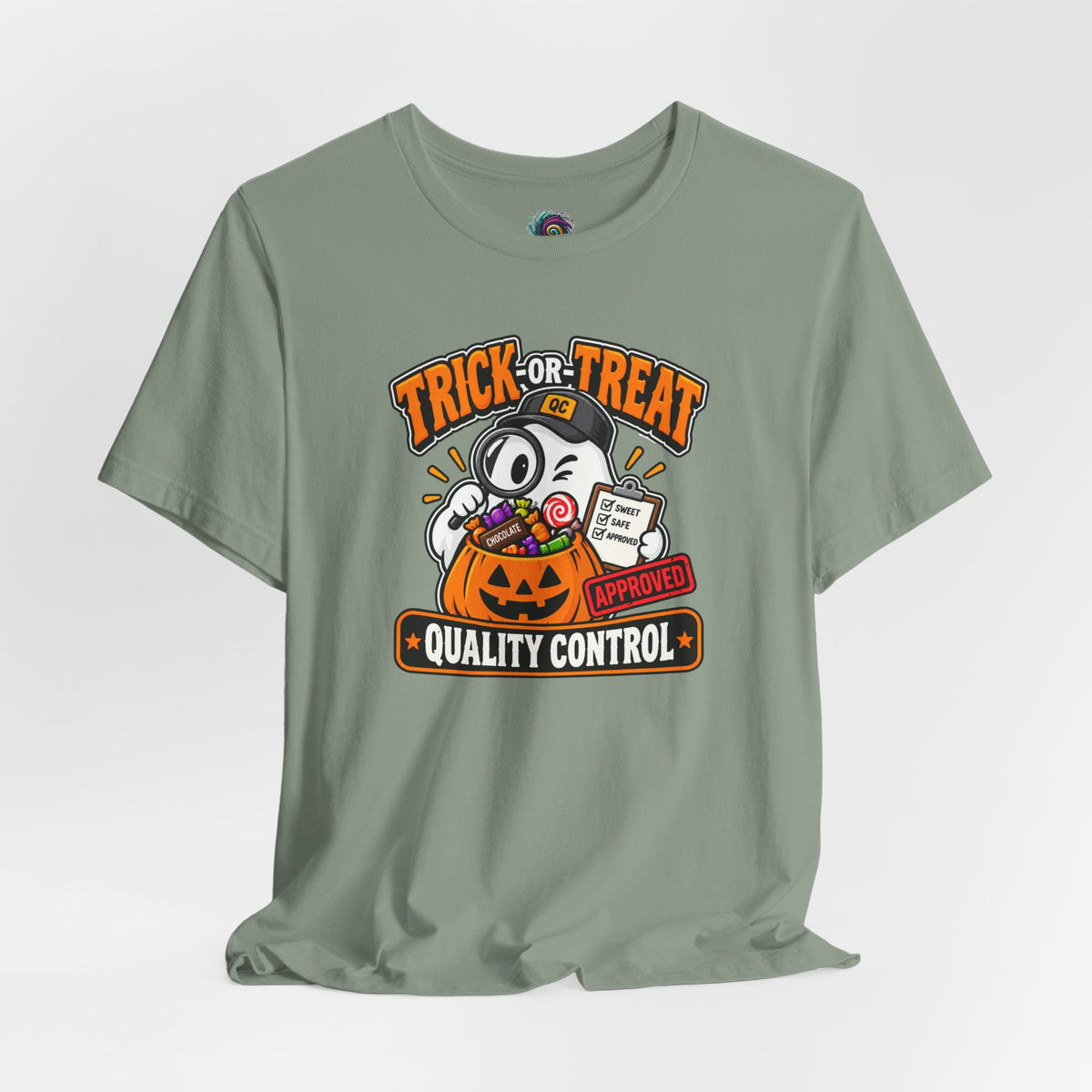 Trick-or-Treat Quality Control T-Shirt – Funny Halloween Candy Tee
