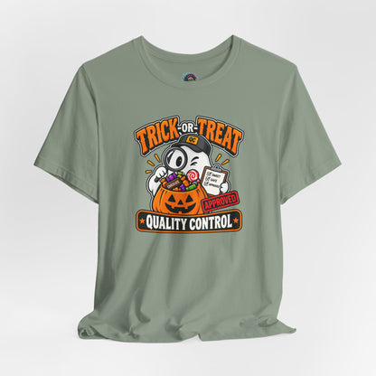 Trick-or-Treat Quality Control T-Shirt – Funny Halloween Candy Tee