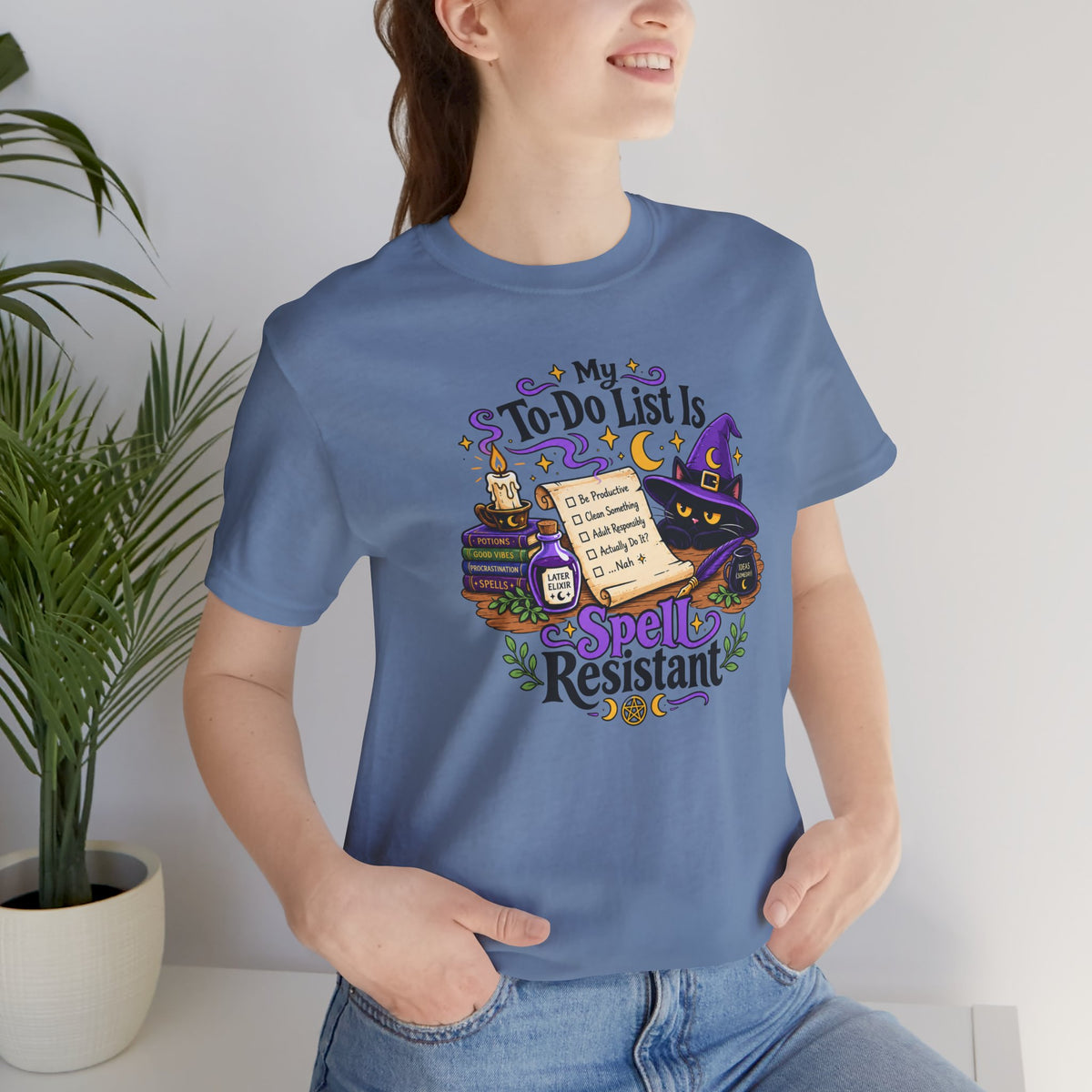 My To-Do List Is Spell Resistant T-Shirt – Funny Witchy ADHD Tee