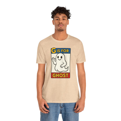 G Is for Ghost Shirt – Funny Monster Alphabet Halloween Tee