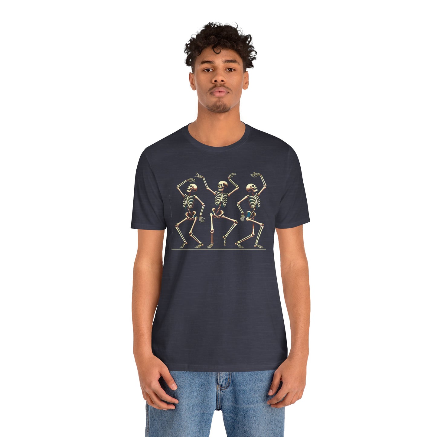 Dancing Skeleton T-Shirt – Funny Halloween Skeleton Shirt for Spooky Season