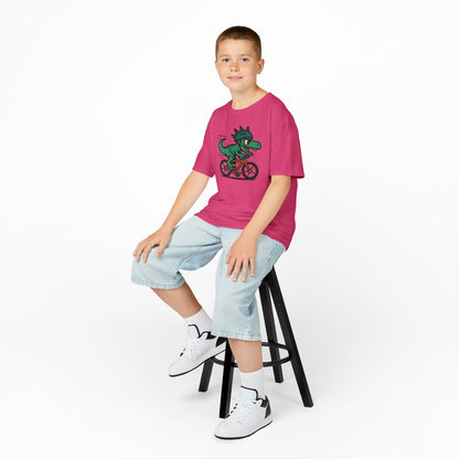 Kids Velociraptor Bike T-Shirt – Funny Dino Velo Tee