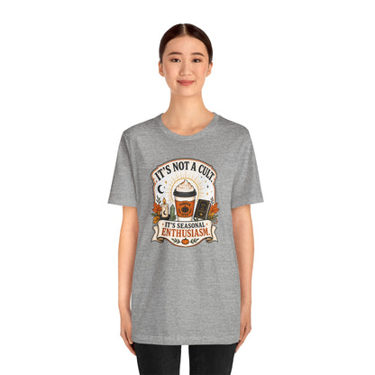 It’s Not a Cult Pumpkin Spice T-Shirt – Funny Fall Tee