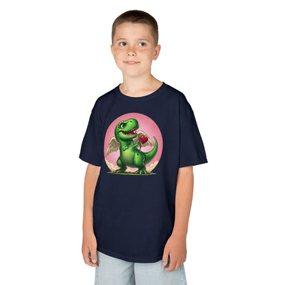 Cupidsaurus Rex Kids T-Shirt – Cute Dinosaur Valentine’s Day Tee for Kids
