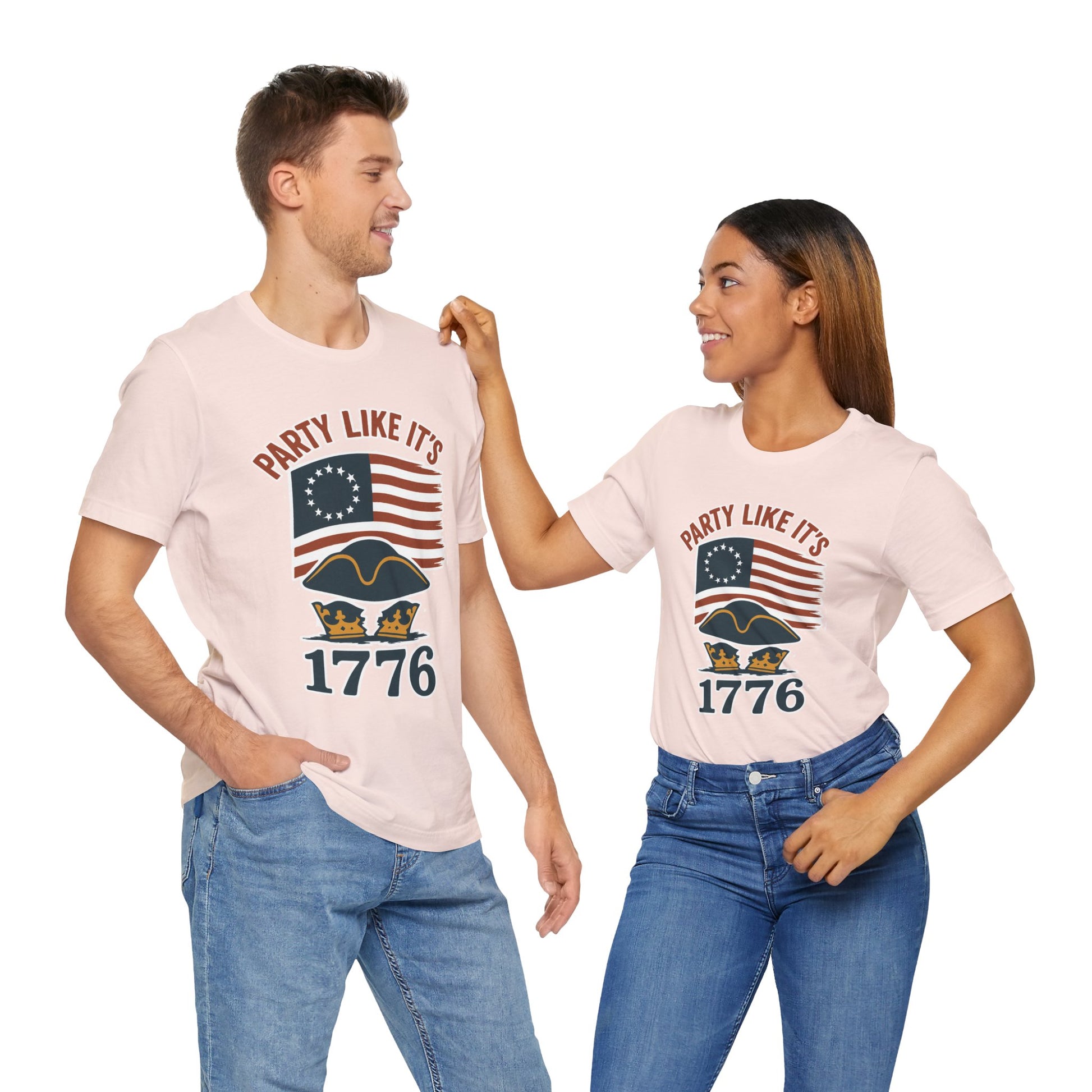 Party Like It’s 1776 T-Shirt – Revolutionary Spirit USA Tee - WhimSpin - https://whimspin.com