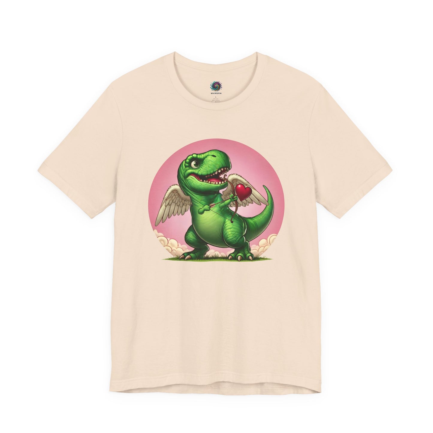 Cupidsaurus Rex T-Shirt – Funny Dinosaur Cupid Valentine’s Day Tee