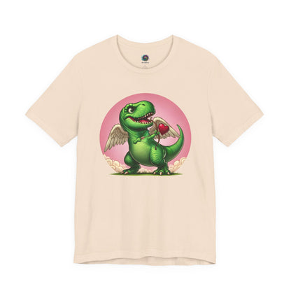 Cupidsaurus Rex T-Shirt – Funny Dinosaur Cupid Valentine’s Day Tee