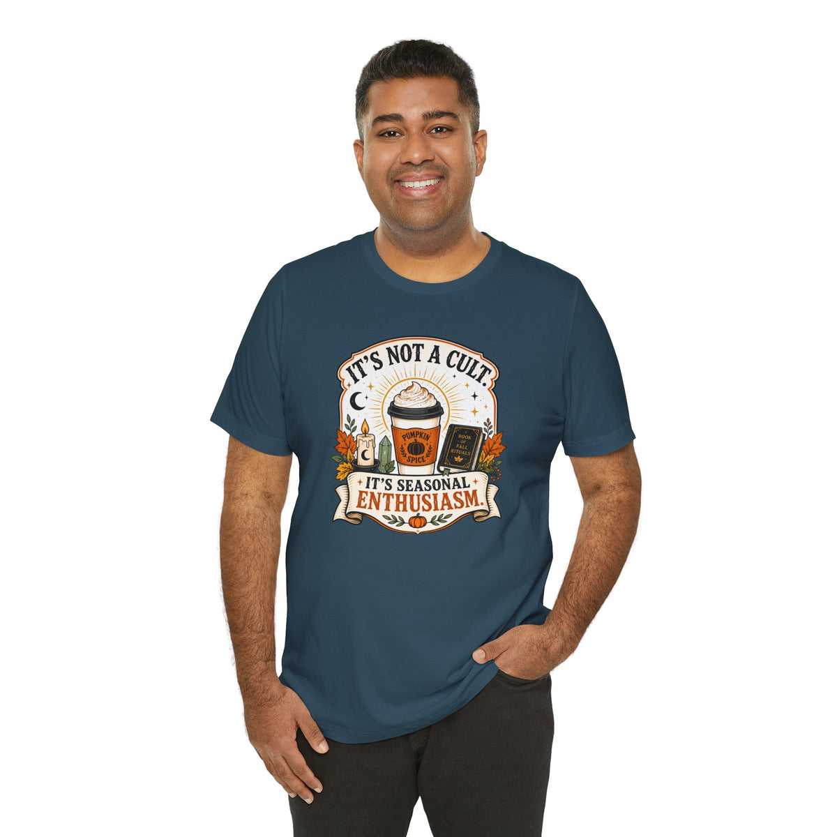 It’s Not a Cult Pumpkin Spice T-Shirt – Funny Fall Tee
