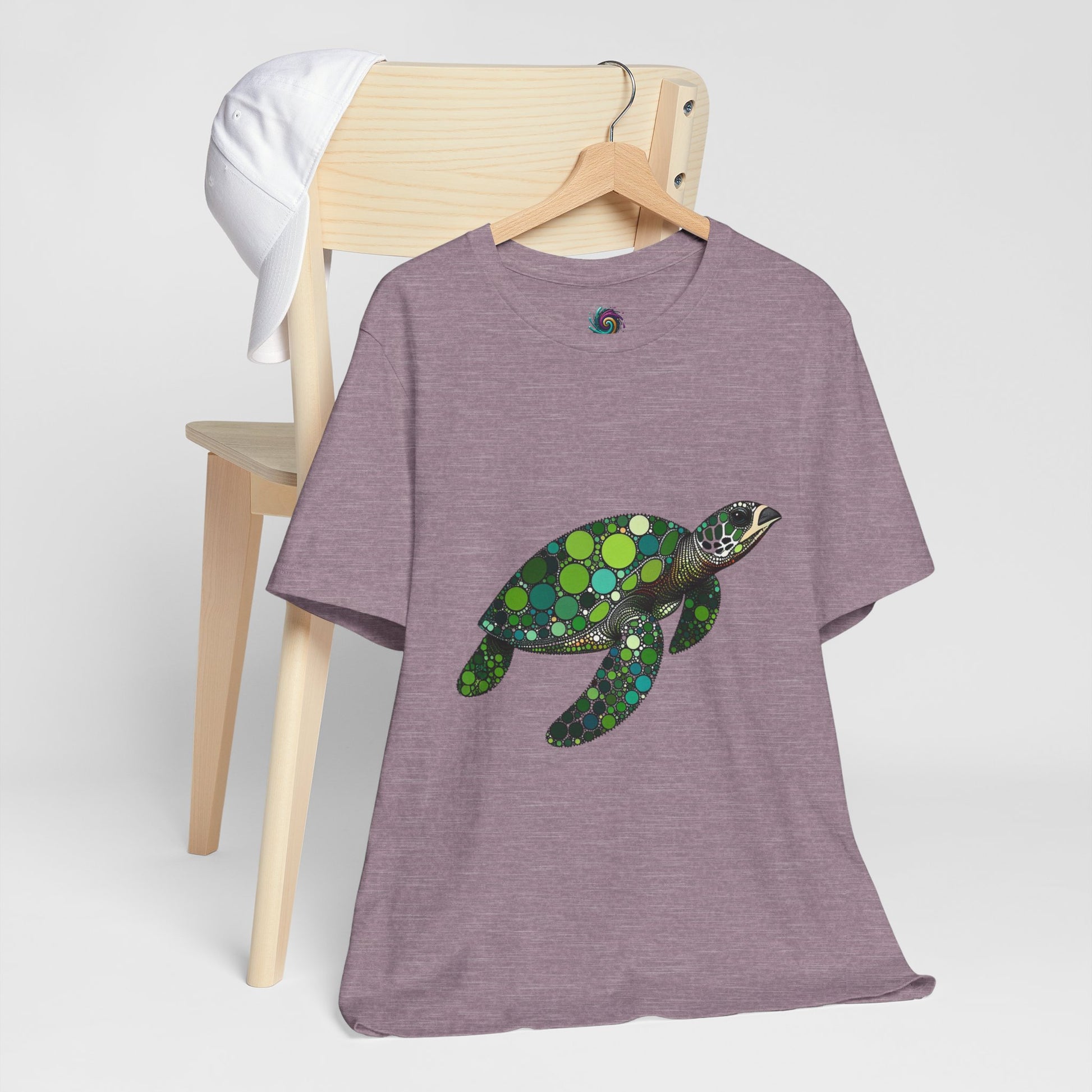 Geometric Sea Turtle T-Shirt – Eco Ocean Vibes Graphic Tee - WhimSpin - https://whimspin.com