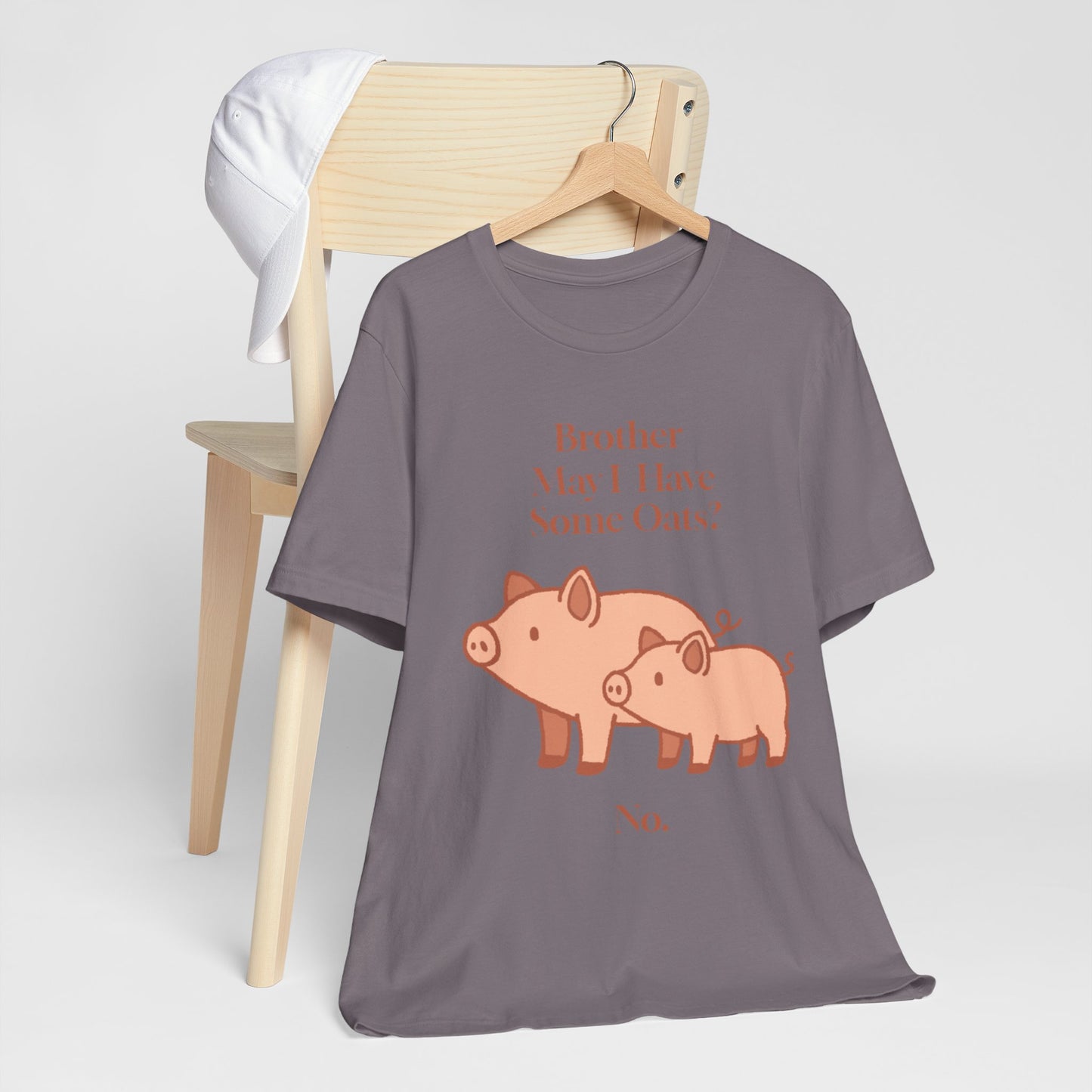 Brother May I Have Some Oats T-Shirt – Funny Viral Pig Meme Tee