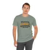 Sage green T-shirt with 