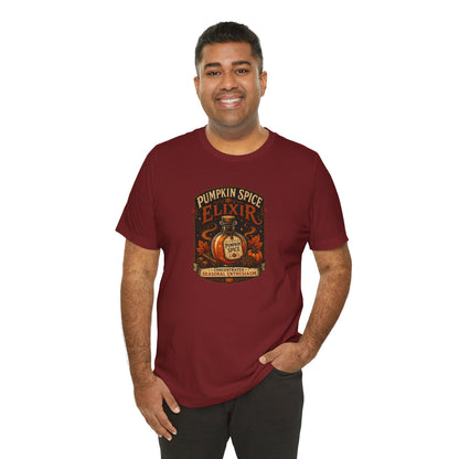 Pumpkin Spice Elixir T-Shirt – Funny Witchy Fall Coffee Tee