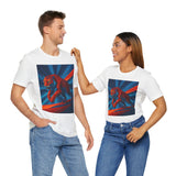 Geometric Tiger T-Shirt – Bold Jungle Animal Tee in Abstract Style - WhimSpin - https://whimspin.com