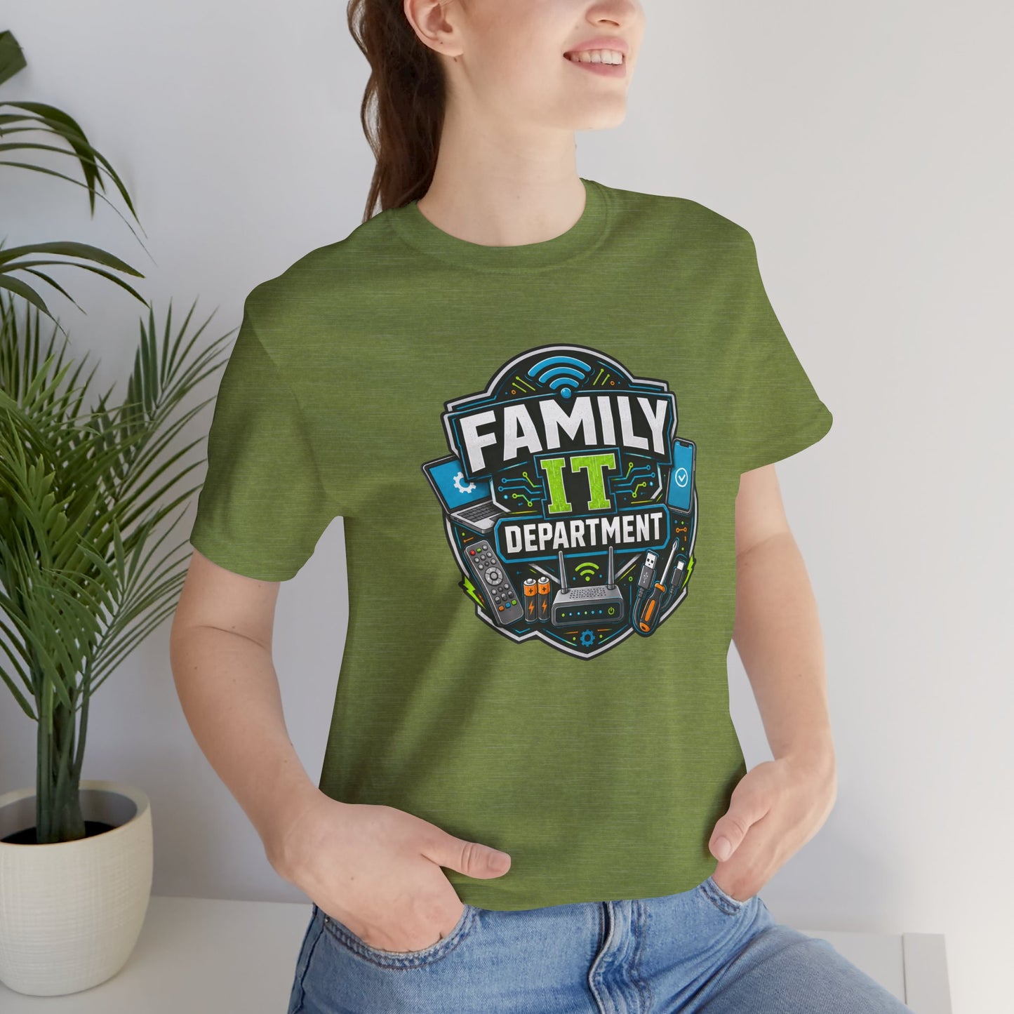 Family IT Department T-Shirt – Funny Household Tech Support Tee