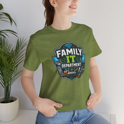 Family IT Department T-Shirt – Funny Household Tech Support Tee