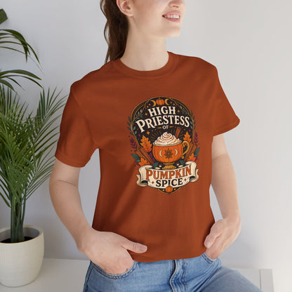 High Priestess of Pumpkin Spice T-Shirt – Funny Fall Tee