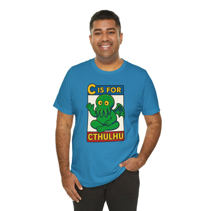 C is for Cthulhu Graphic Tee – Funny Cthulhu Shirt
