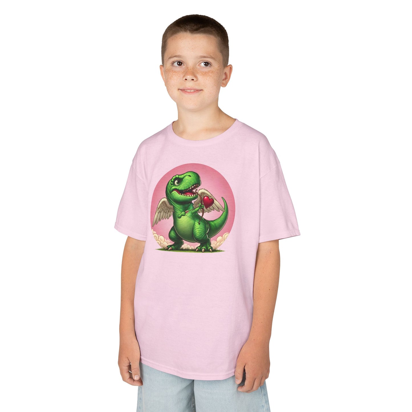 Cupidsaurus Rex Kids T-Shirt – Cute Dinosaur Valentine’s Day Tee for Kids