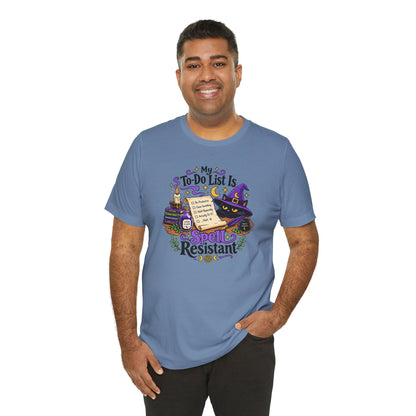 My To-Do List Is Spell Resistant T-Shirt – Funny Witchy ADHD Tee