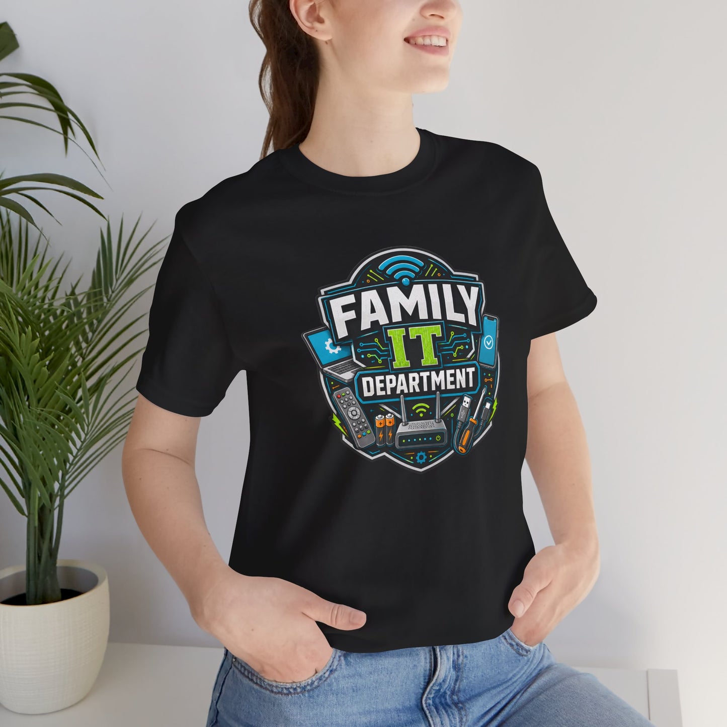 Family IT Department T-Shirt – Funny Household Tech Support Tee
