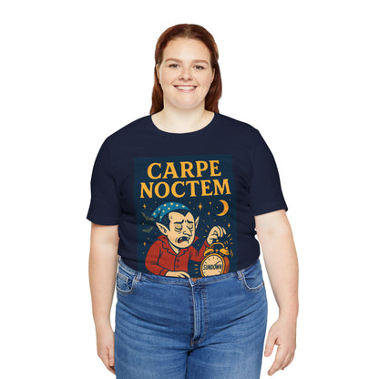 Carpe Noctem Vampire T-Shirt – Funny Halloween Tee for Night Owls