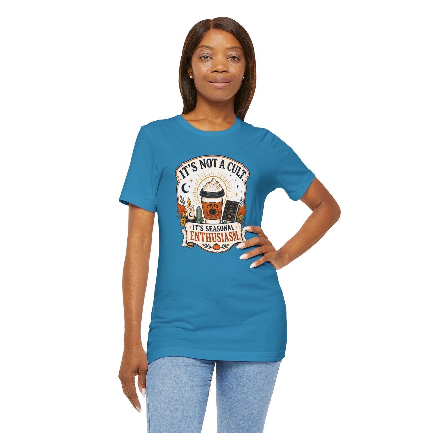 It’s Not a Cult Pumpkin Spice T-Shirt – Funny Fall Tee