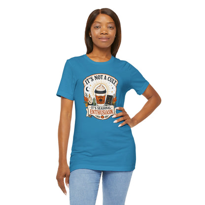 It’s Not a Cult Pumpkin Spice T-Shirt – Funny Fall Tee