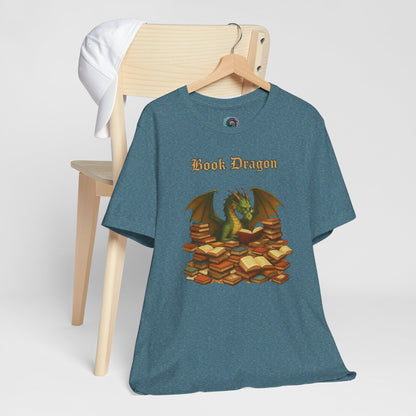Book Dragon T-Shirt – Funny Book Lover Shirt & Gifts for Readers