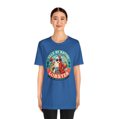Pale by Nature Lobster by Accident T-Shirt – Funny Sunburn Summer Graphic Tee