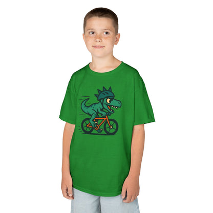 Kids Velociraptor Bike T-Shirt – Funny Dino Velo Tee