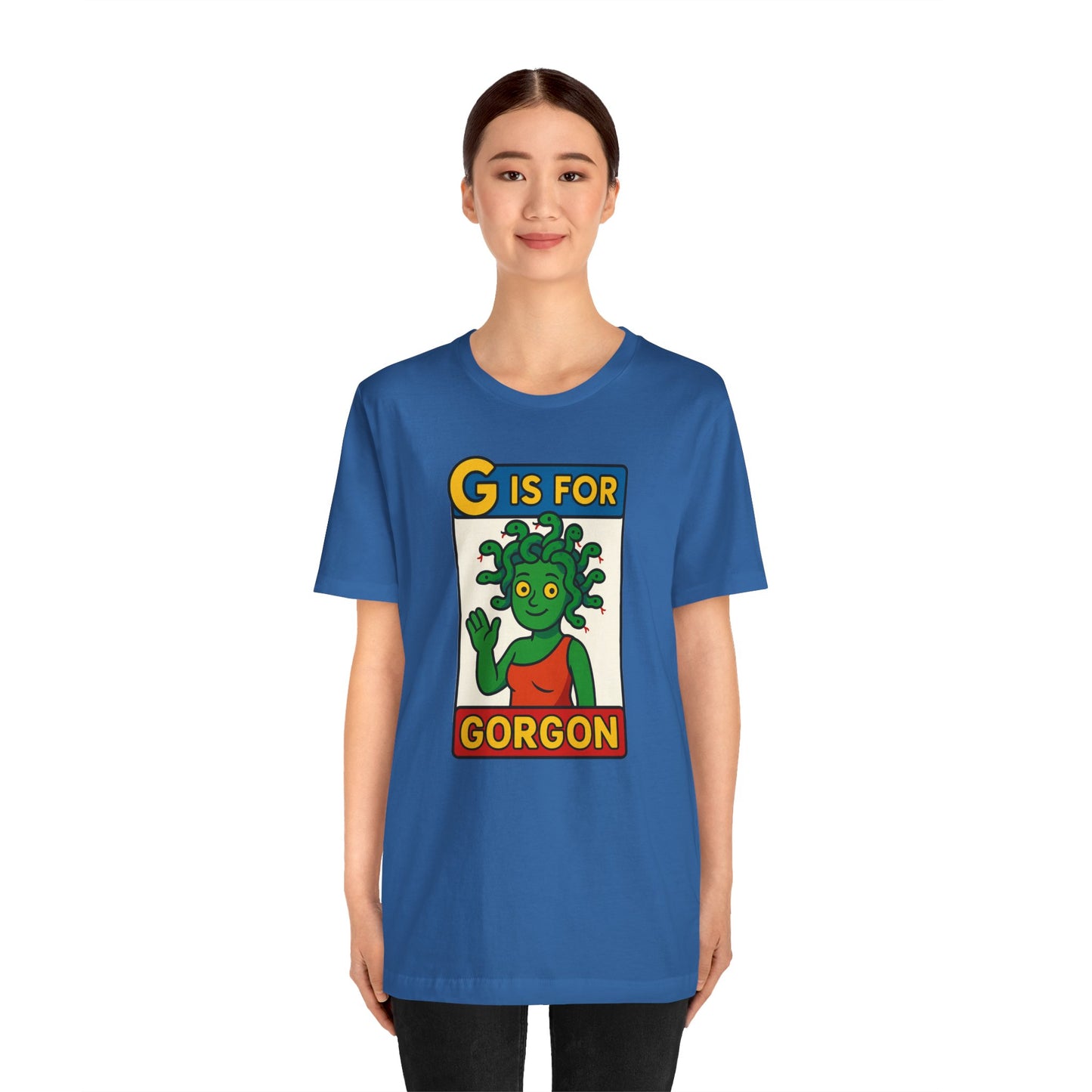 G Is for Gorgon T-Shirt – Funny Gorgon Legend Alphabet Tee