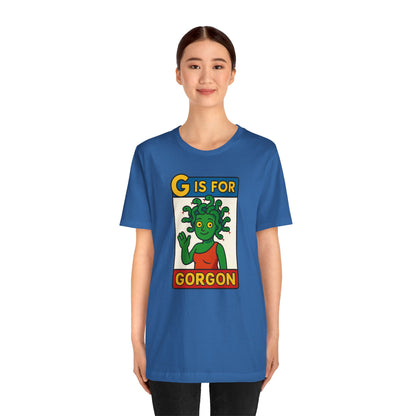 G Is for Gorgon T-Shirt – Funny Gorgon Legend Alphabet Tee