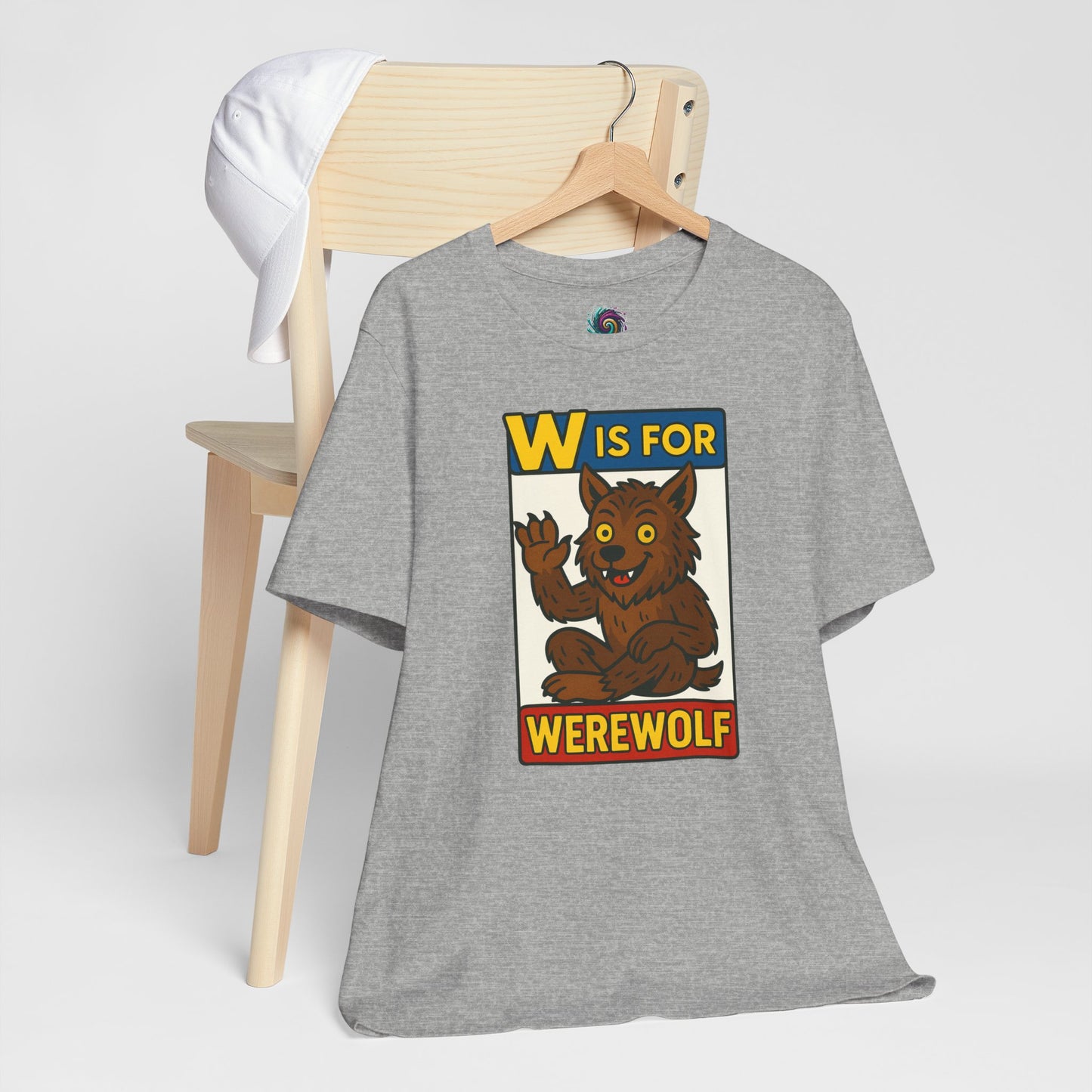 W Is for Werewolf T-Shirt – Cute Werewolf Shirt from Monster Alphabet