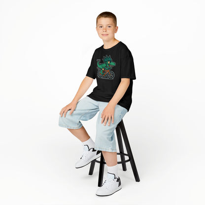 Kids Velociraptor Bike T-Shirt – Funny Dino Velo Tee