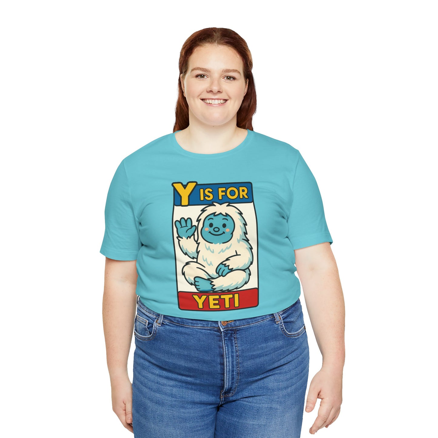 Y Is for Yeti T-Shirt – Cute Winter Monster Tee from the Monster Alphabet Series