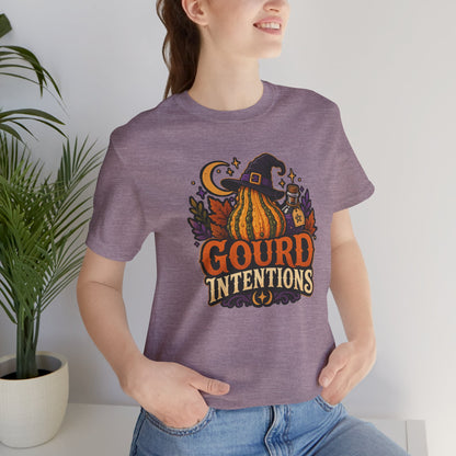 Gourd Intentions T-Shirt – Funny Witchy Fall Pumpkin Tee
