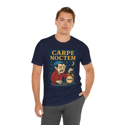 Carpe Noctem Vampire T-Shirt – Funny Halloween Tee for Night Owls