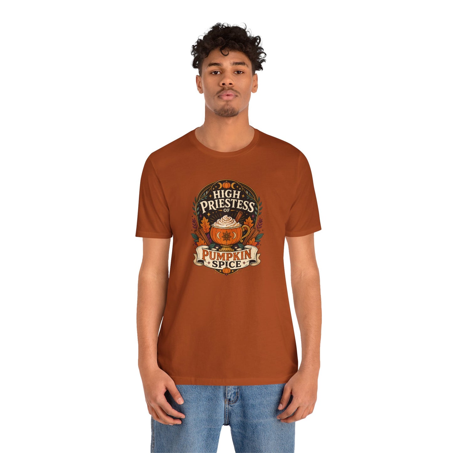 High Priestess of Pumpkin Spice T-Shirt – Funny Fall Tee