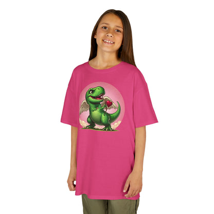 Cupidsaurus Rex Kids T-Shirt – Cute Dinosaur Valentine’s Day Tee for Kids