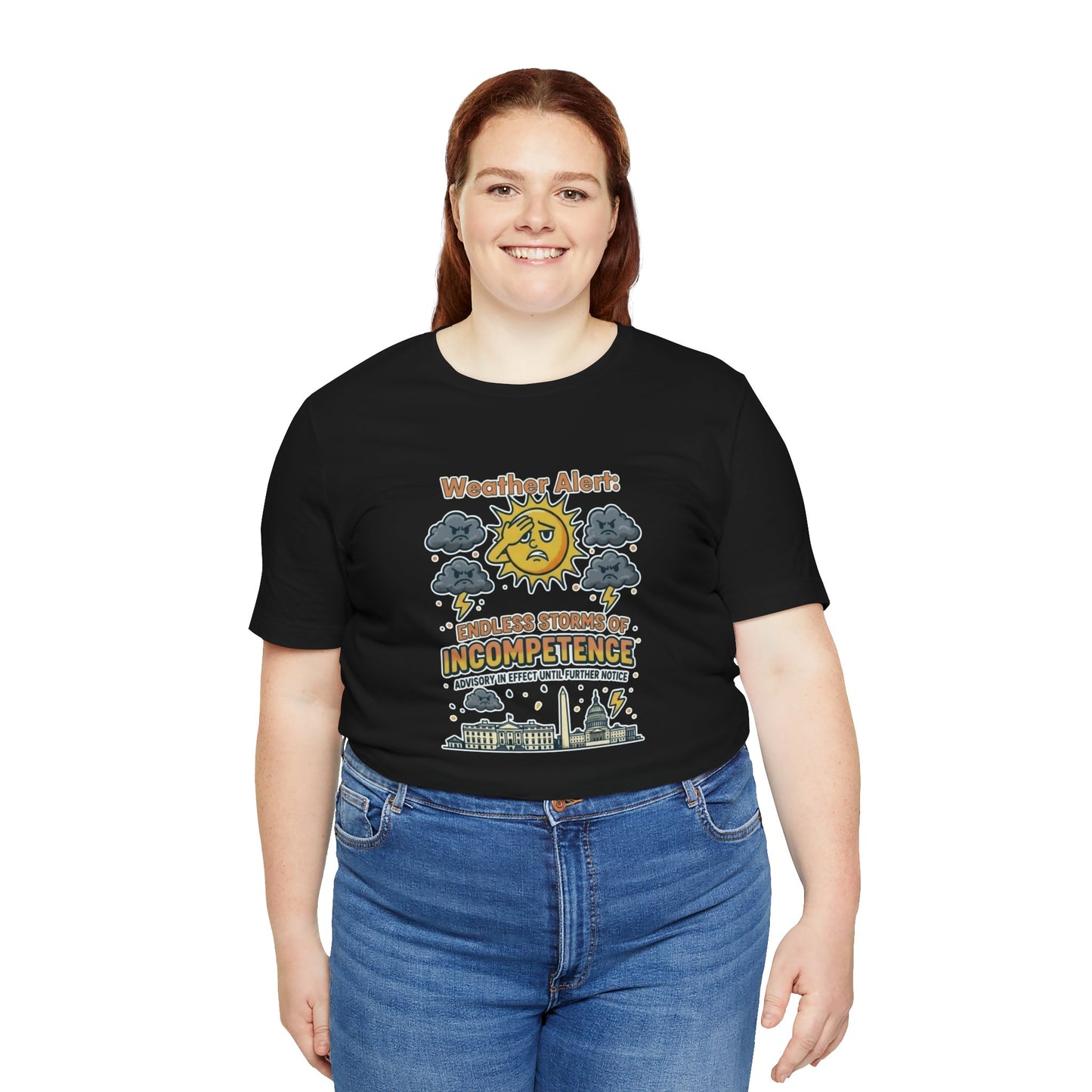 Weather Alert Political Satire T-Shirt – Funny Protest Shirt | Whimspin