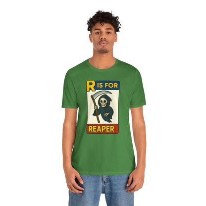 R Is for Reaper T-Shirt – Cute Grim Reaper Shirt from the Monster Alphabet Series