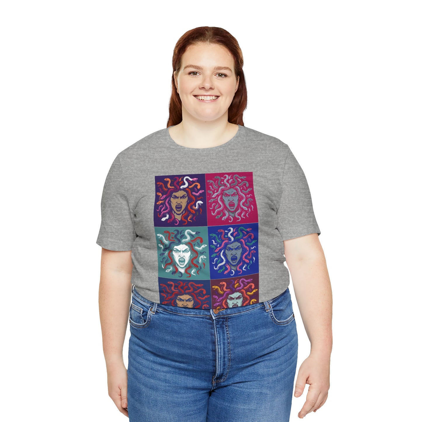 The Female Gaze Medusa T-Shirt – Feminist Pop Art Tee