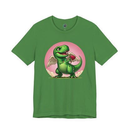 Cupidsaurus Rex T-Shirt – Funny Dinosaur Cupid Valentine’s Day Tee