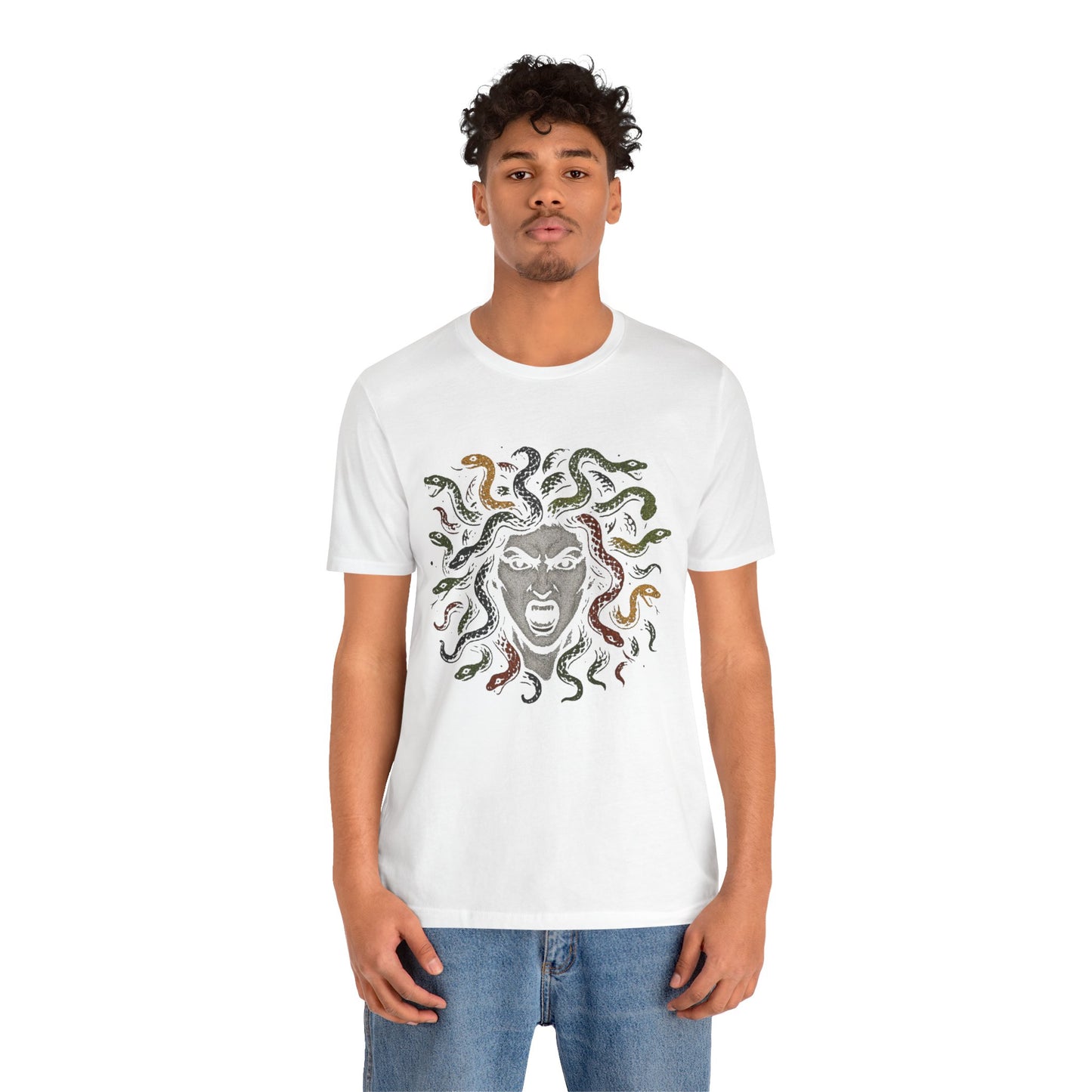 Medusa T-Shirt – Greek Mythology Gorgon Graphic Tee