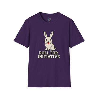 Roll for Initiative T-Shirt – Killer Bunny Humor Gaming Tee