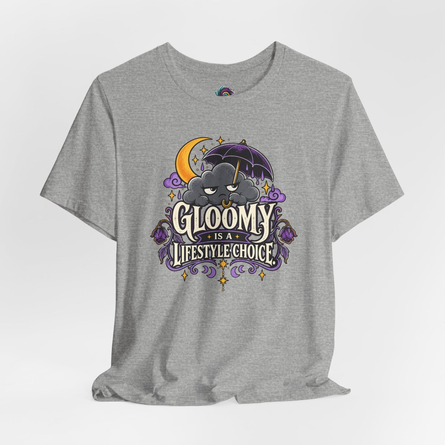 Gloomy Is a Lifestyle Choice T-Shirt – Funny Goth Halloween Tee